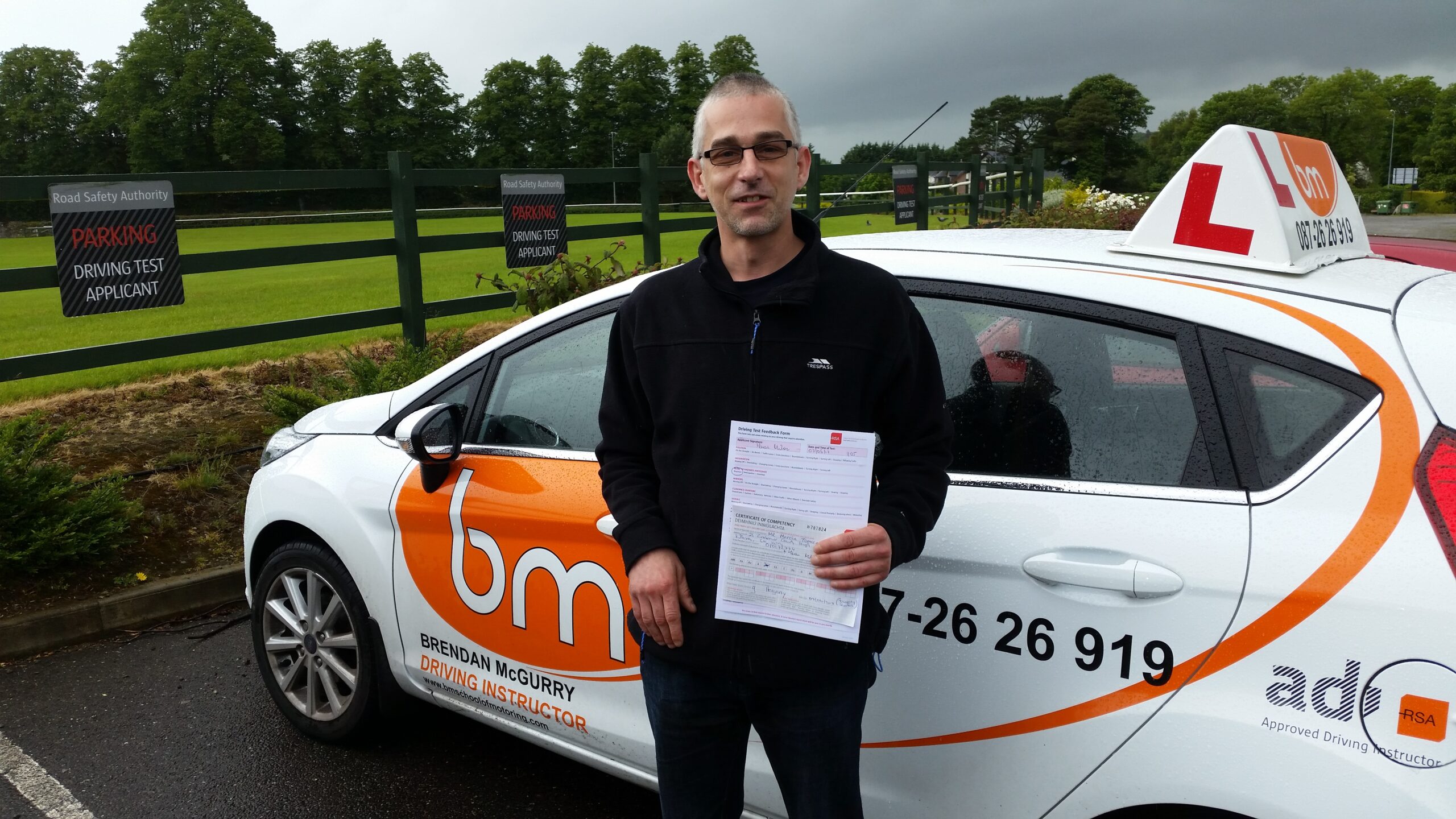 Driving test success with instructor in Killarney – BM School of Motoring