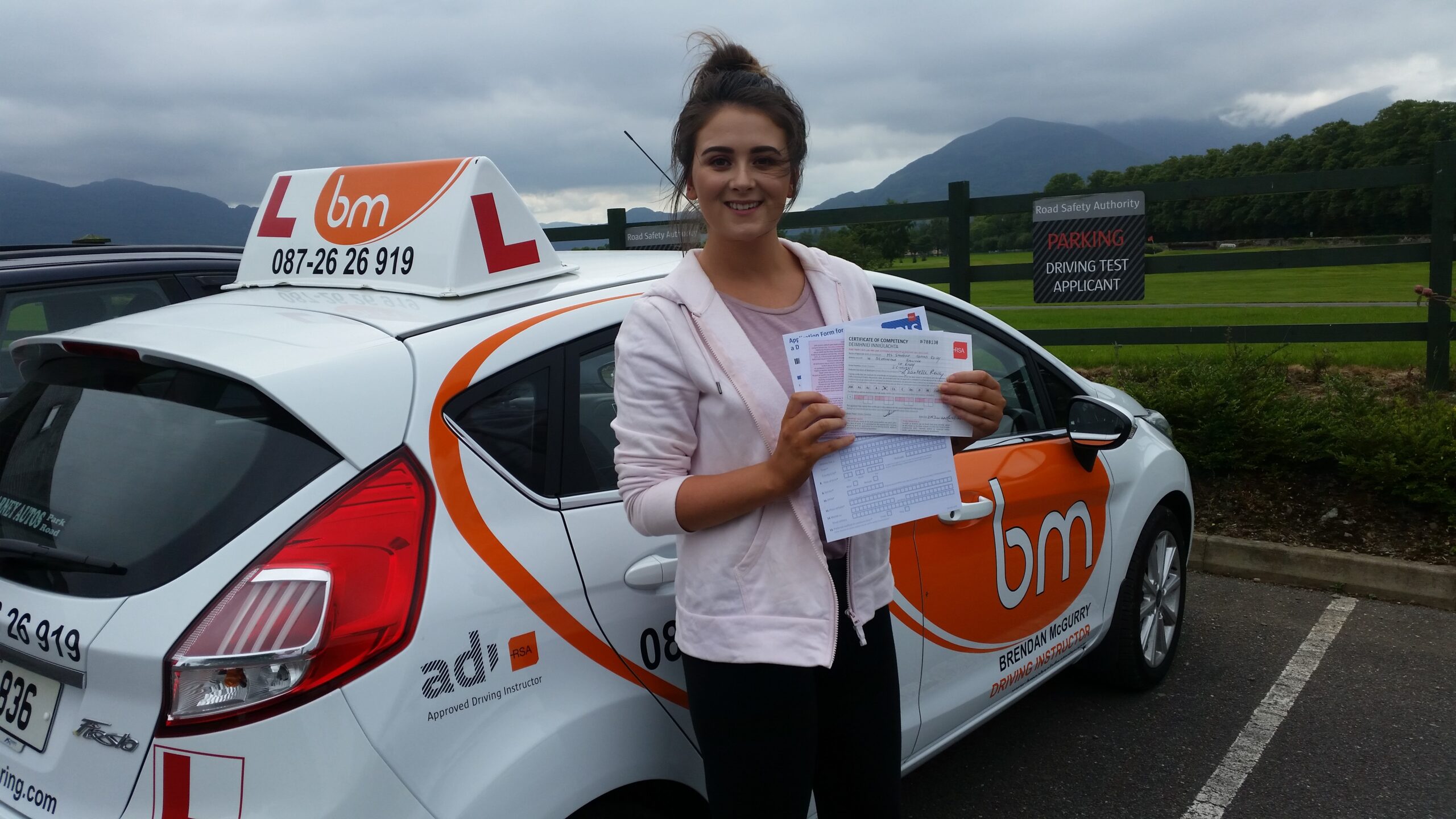 Driving test success with instructor in Killarney – BM School of Motoring
